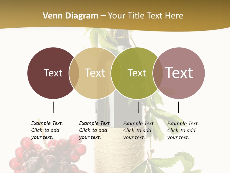 Expensive Alcoholic Claret PowerPoint Template