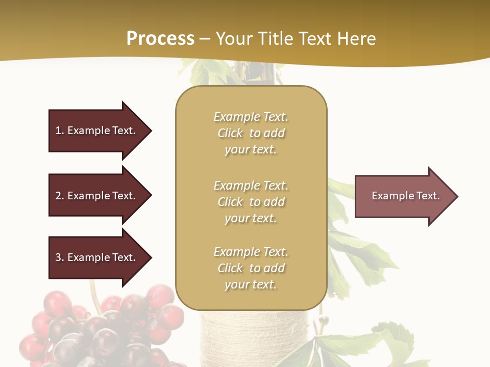 Expensive Alcoholic Claret PowerPoint Template