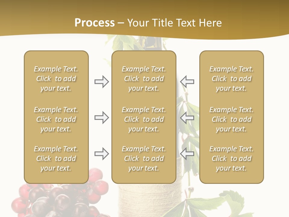 Expensive Alcoholic Claret PowerPoint Template