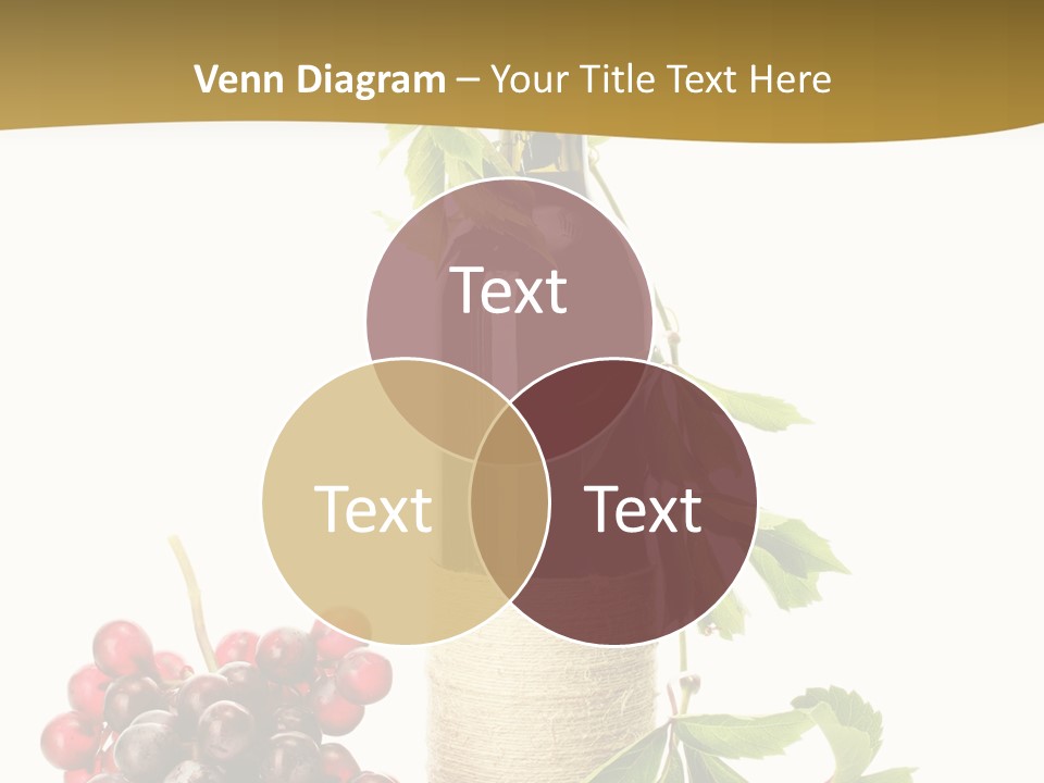 Expensive Alcoholic Claret PowerPoint Template