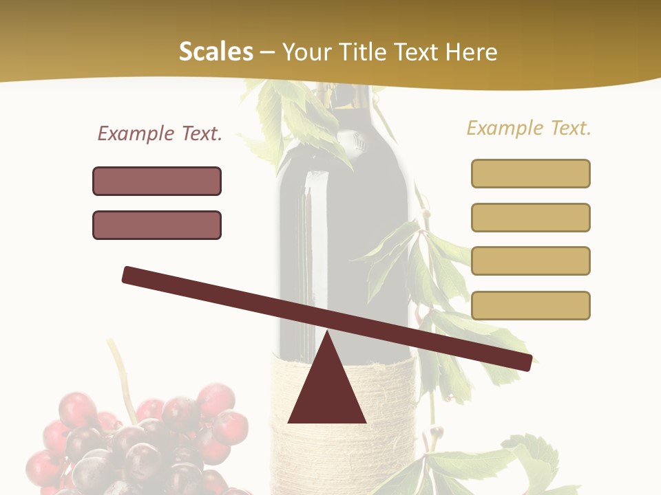 Expensive Alcoholic Claret PowerPoint Template