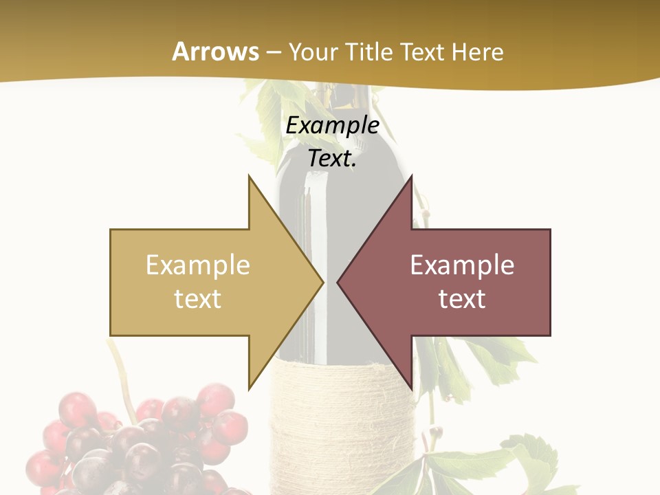 Expensive Alcoholic Claret PowerPoint Template