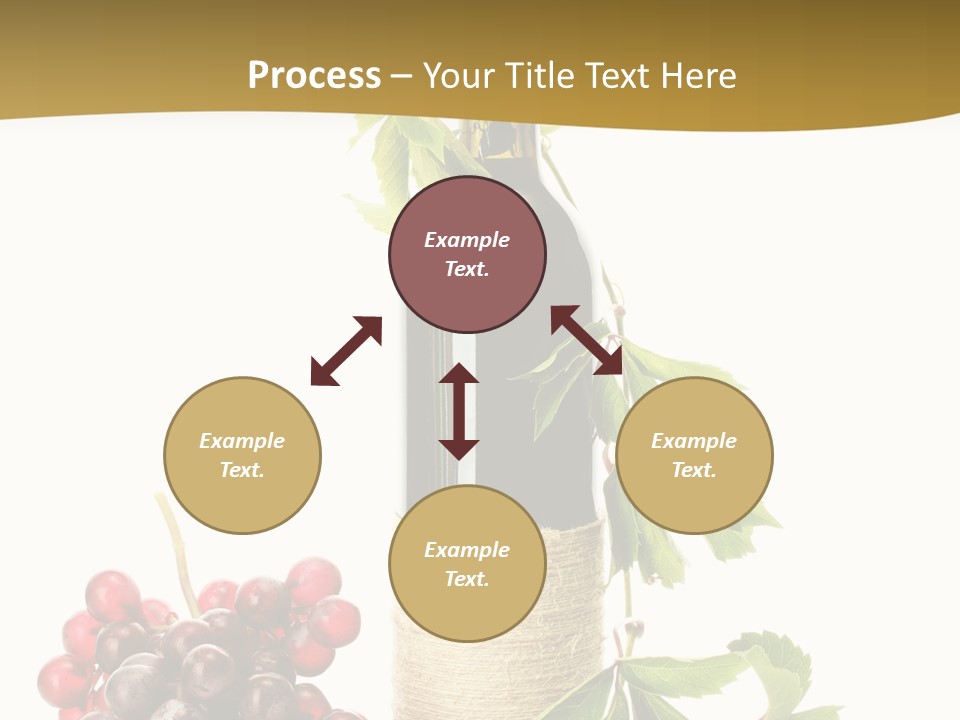 Expensive Alcoholic Claret PowerPoint Template