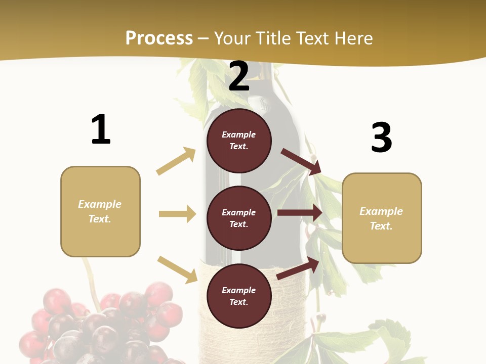 Expensive Alcoholic Claret PowerPoint Template