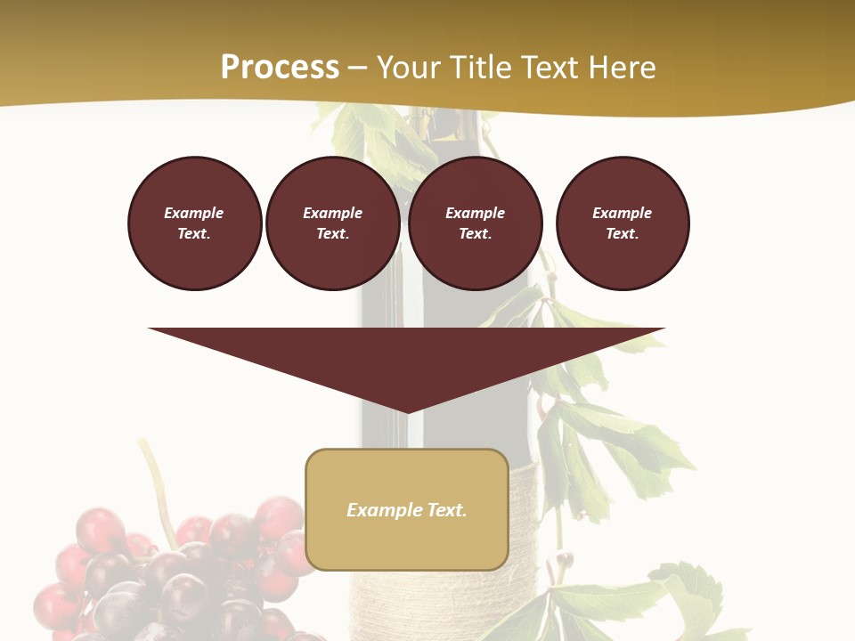 Expensive Alcoholic Claret PowerPoint Template