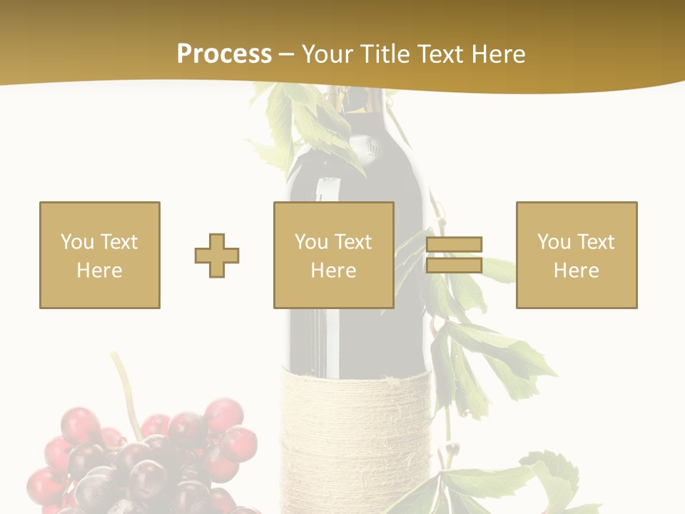 Expensive Alcoholic Claret PowerPoint Template