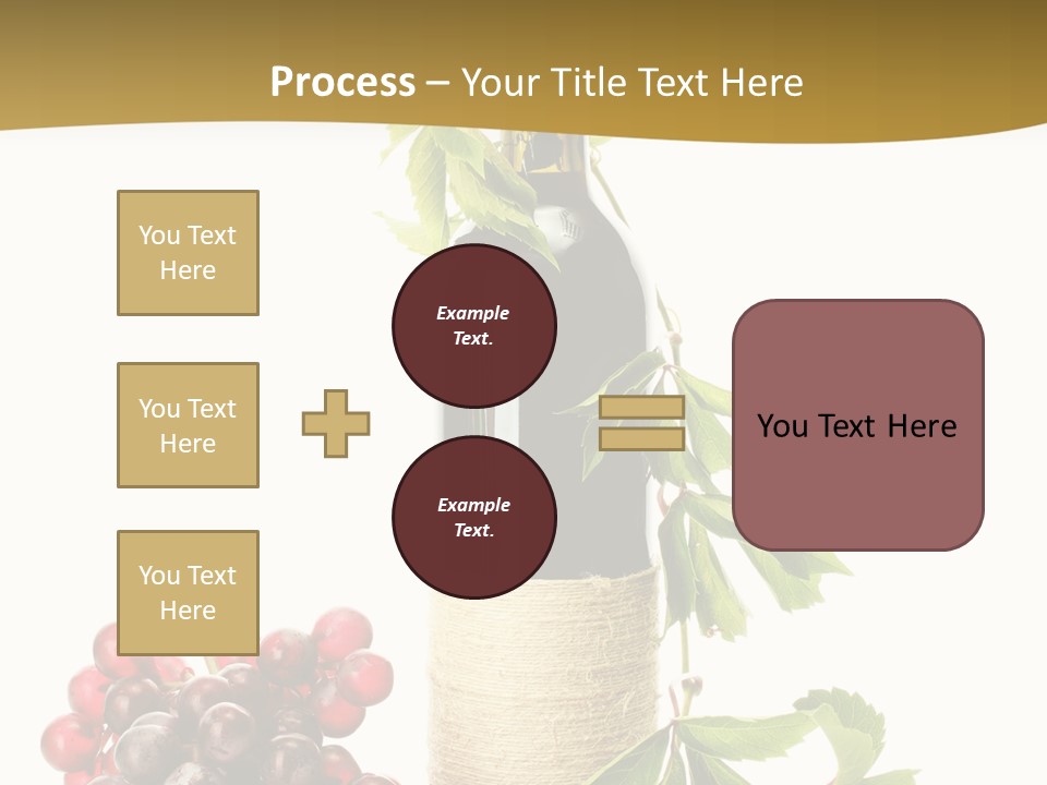 Expensive Alcoholic Claret PowerPoint Template