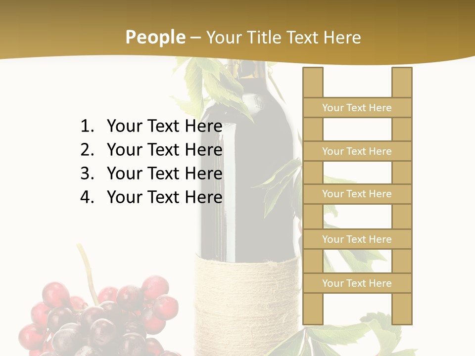 Expensive Alcoholic Claret PowerPoint Template