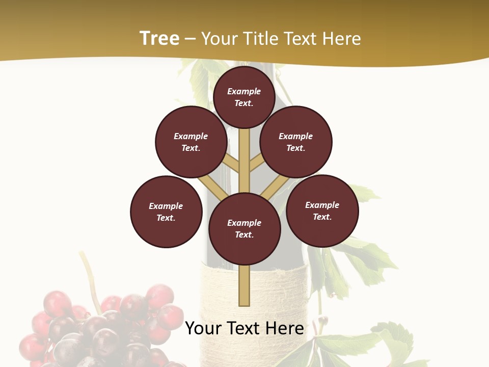 Expensive Alcoholic Claret PowerPoint Template