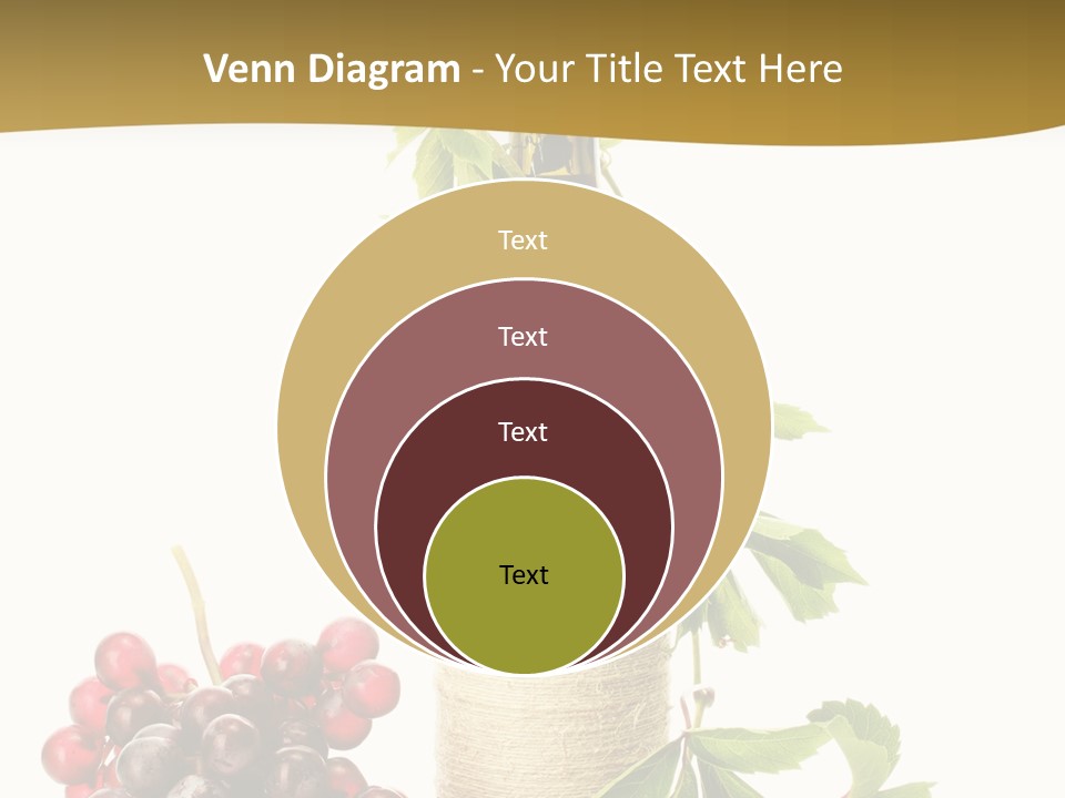 Expensive Alcoholic Claret PowerPoint Template