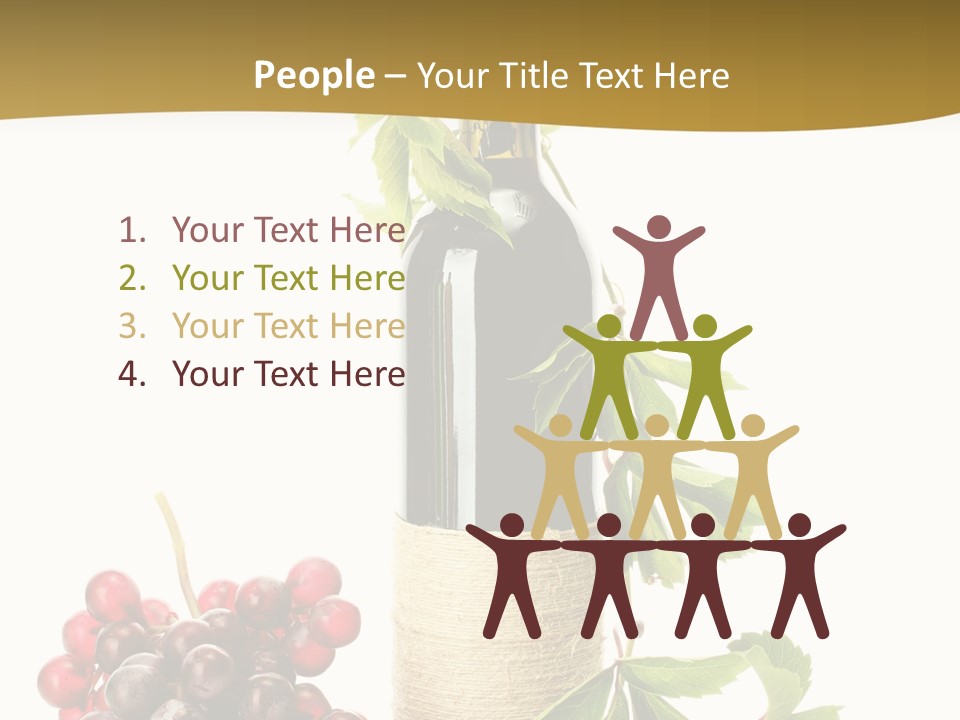 Expensive Alcoholic Claret PowerPoint Template