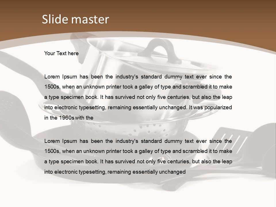 Item Dinner Home PowerPoint Template