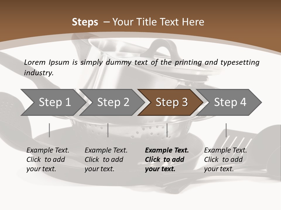 Item Dinner Home PowerPoint Template