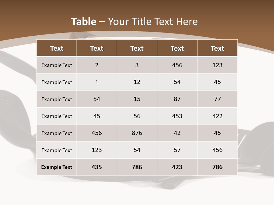 Item Dinner Home PowerPoint Template