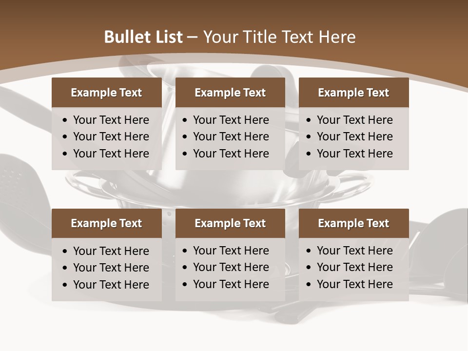 Item Dinner Home PowerPoint Template