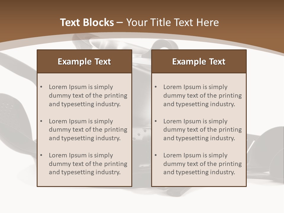 Item Dinner Home PowerPoint Template