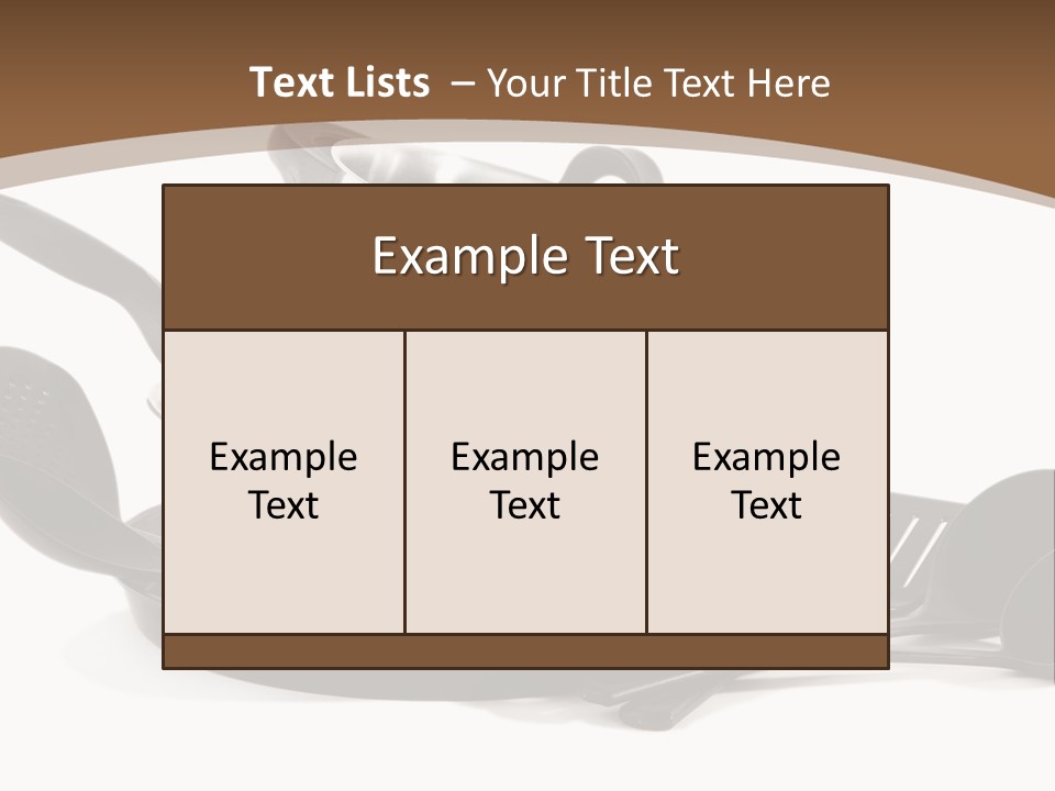 Item Dinner Home PowerPoint Template