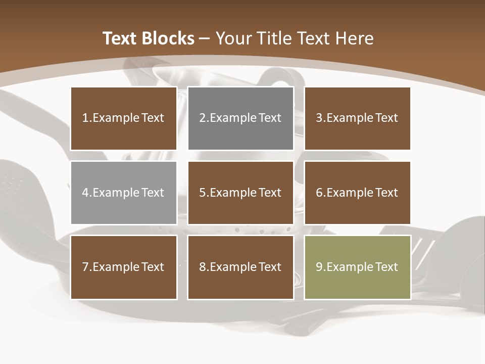 Item Dinner Home PowerPoint Template