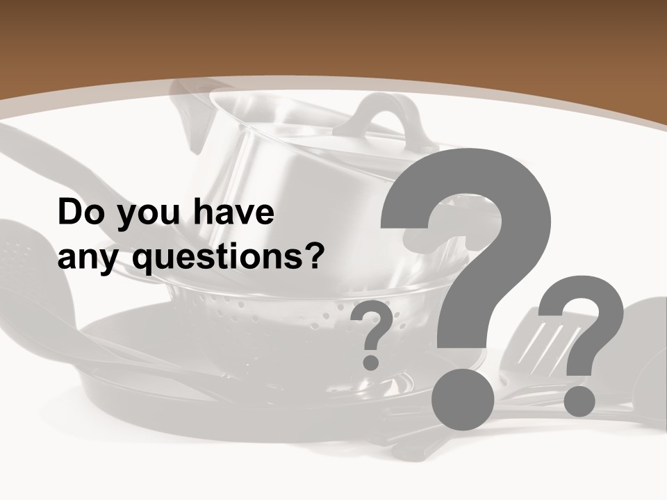 Item Dinner Home PowerPoint Template