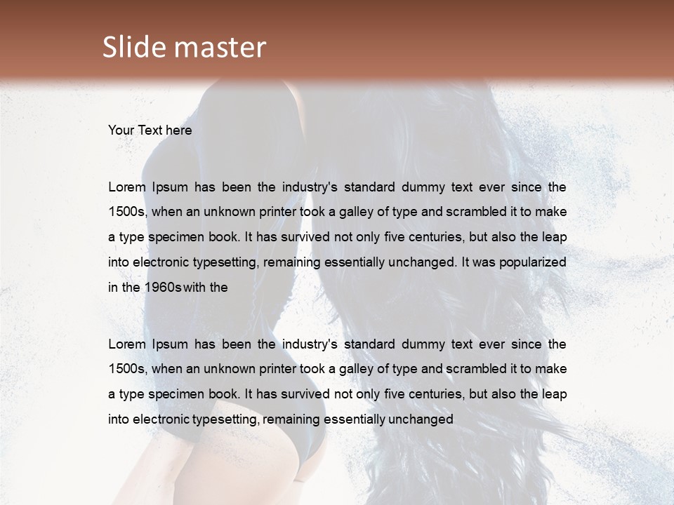 Cute Skin One PowerPoint Template