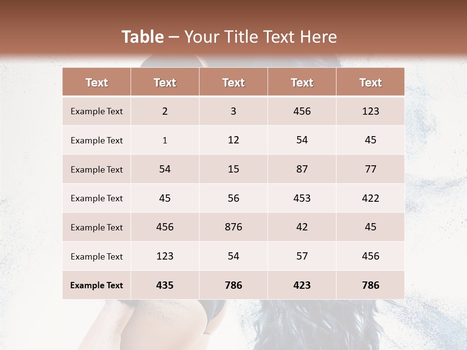 Cute Skin One PowerPoint Template