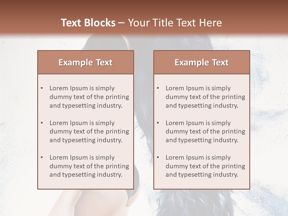 Cute Skin One PowerPoint Template