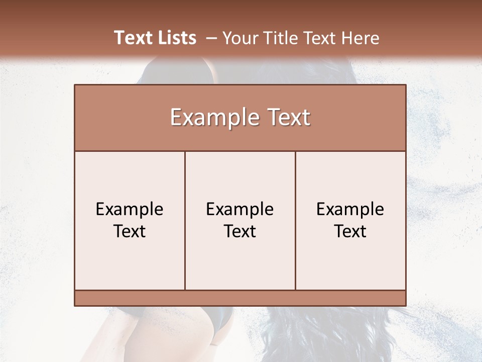 Cute Skin One PowerPoint Template