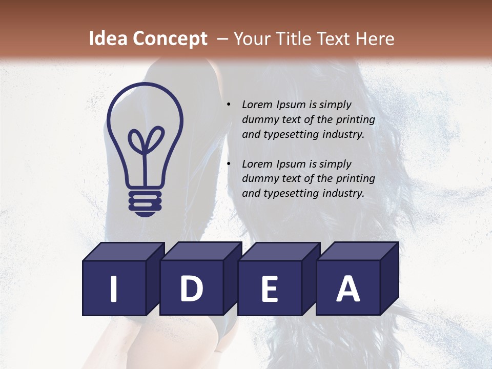 Cute Skin One PowerPoint Template