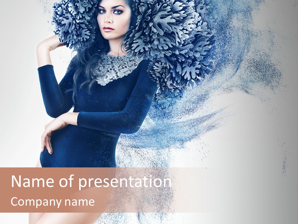 Healthy Blue Young PowerPoint Template