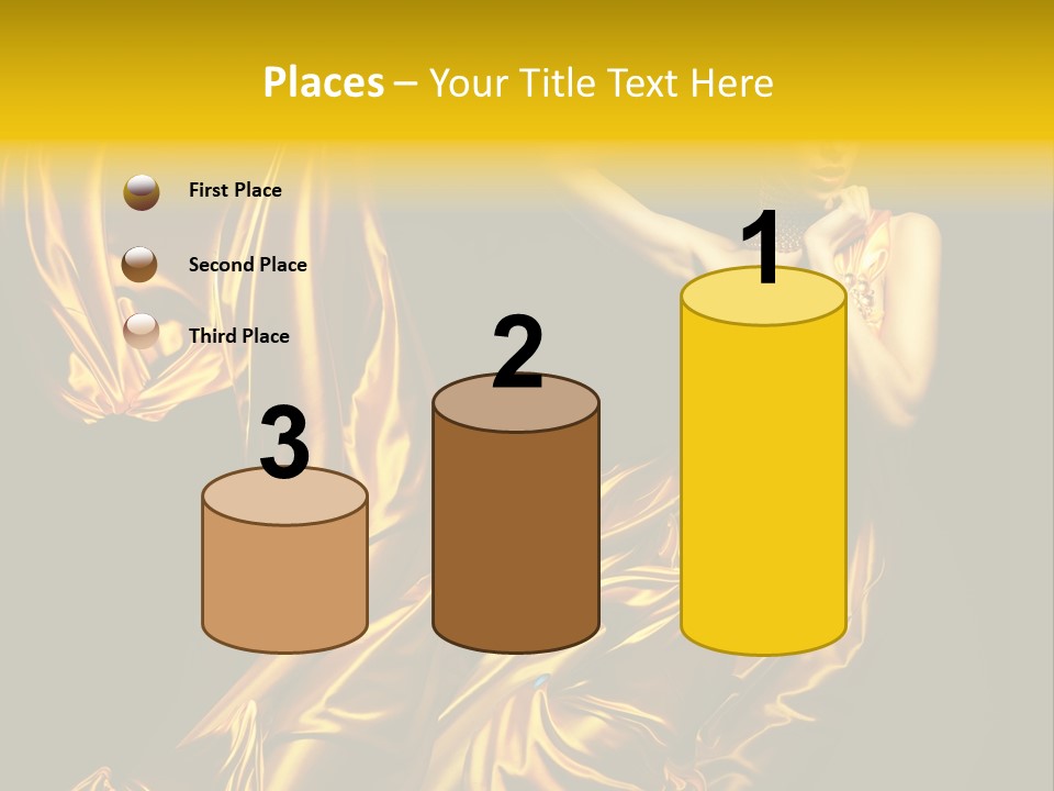 Beauty Model Girl PowerPoint Template