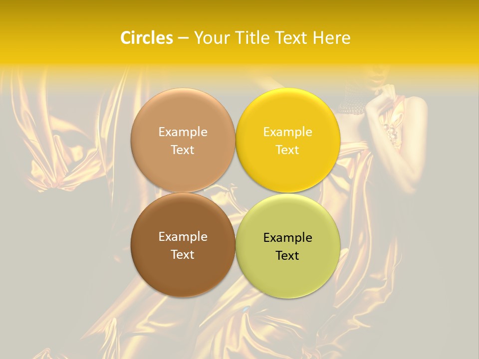 Beauty Model Girl PowerPoint Template