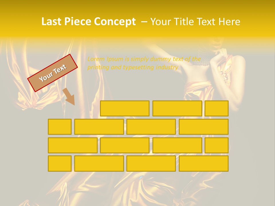 Beauty Model Girl PowerPoint Template