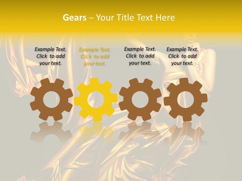 Beauty Model Girl PowerPoint Template