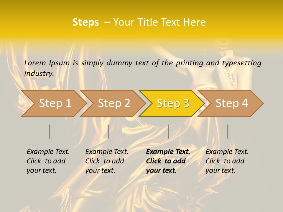 Beauty Model Girl PowerPoint Template