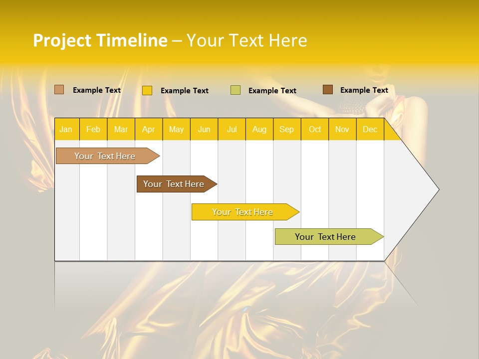 Beauty Model Girl PowerPoint Template