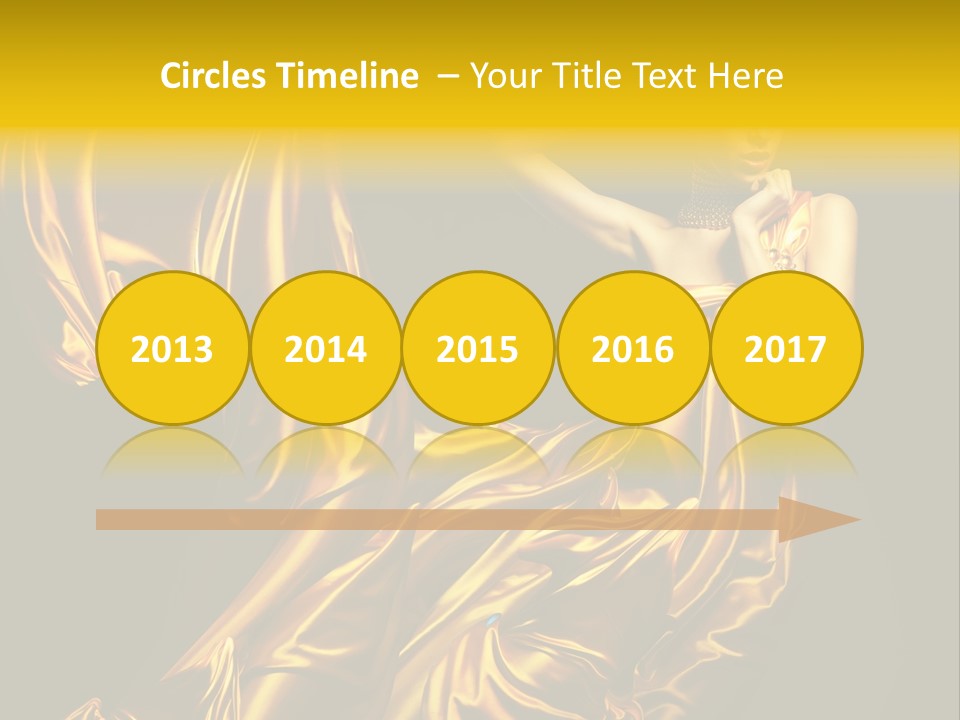 Beauty Model Girl PowerPoint Template