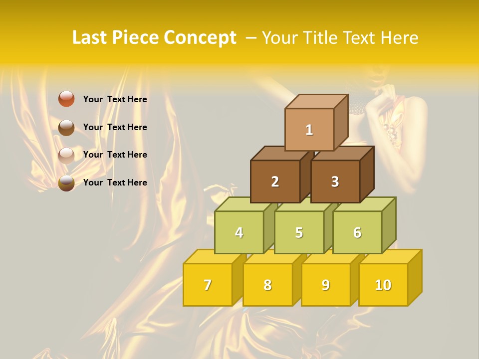 Beauty Model Girl PowerPoint Template