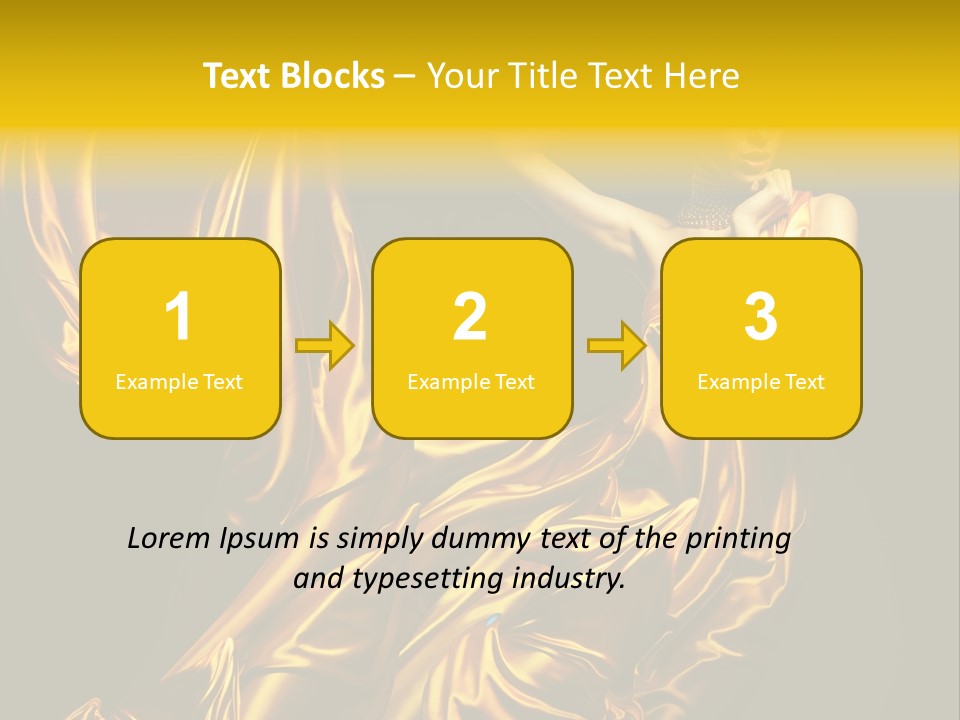 Beauty Model Girl PowerPoint Template