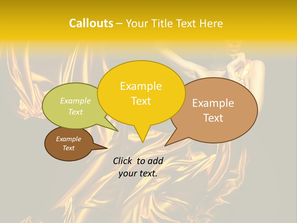 Beauty Model Girl PowerPoint Template