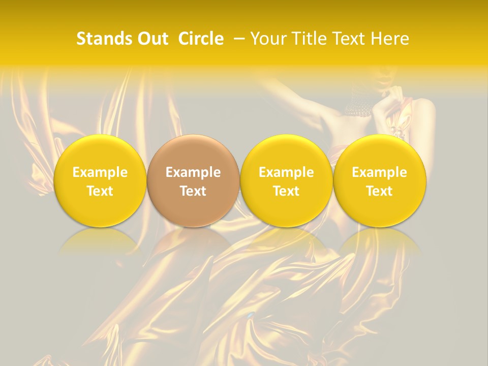 Beauty Model Girl PowerPoint Template