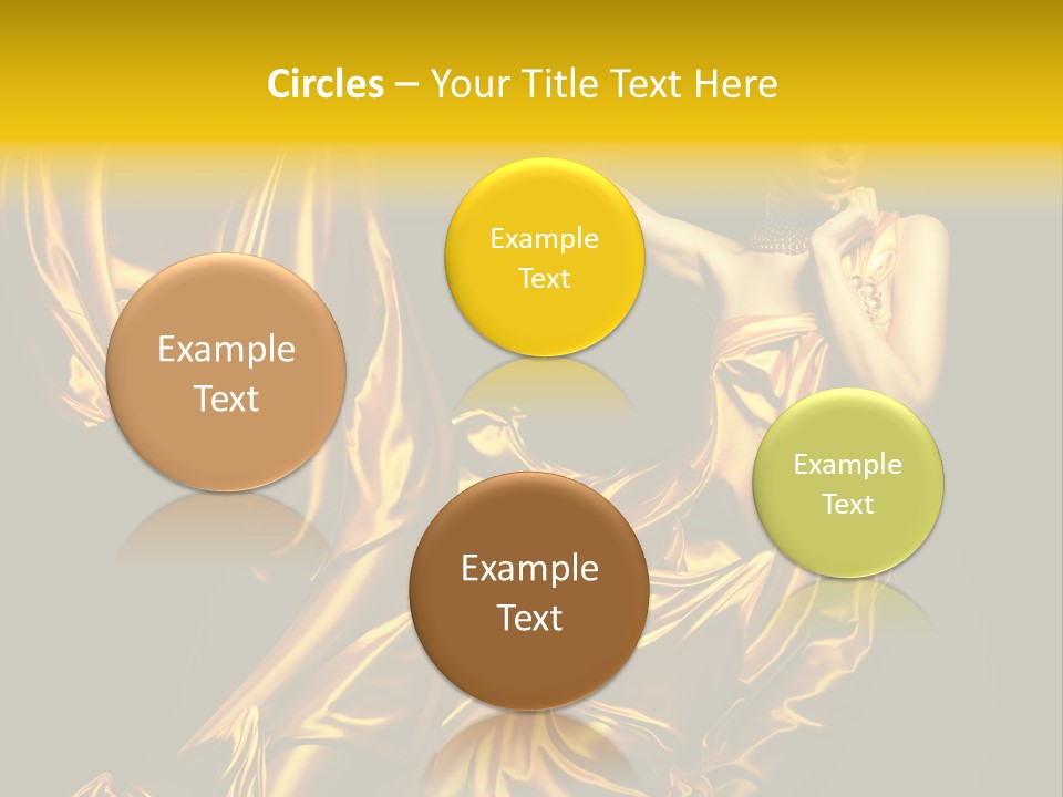 Beauty Model Girl PowerPoint Template