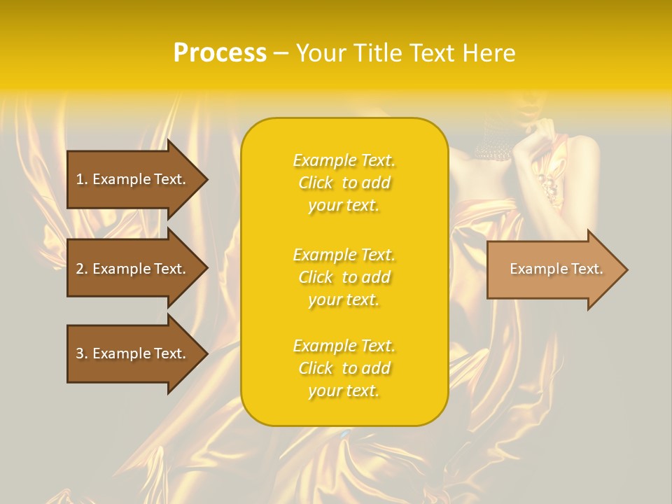 Beauty Model Girl PowerPoint Template