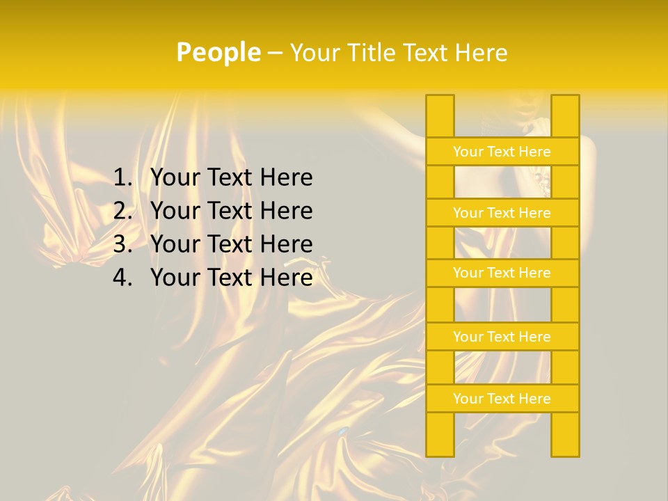 Beauty Model Girl PowerPoint Template