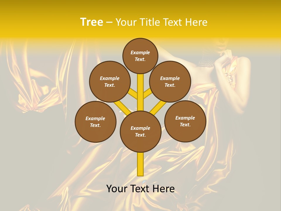 Beauty Model Girl PowerPoint Template