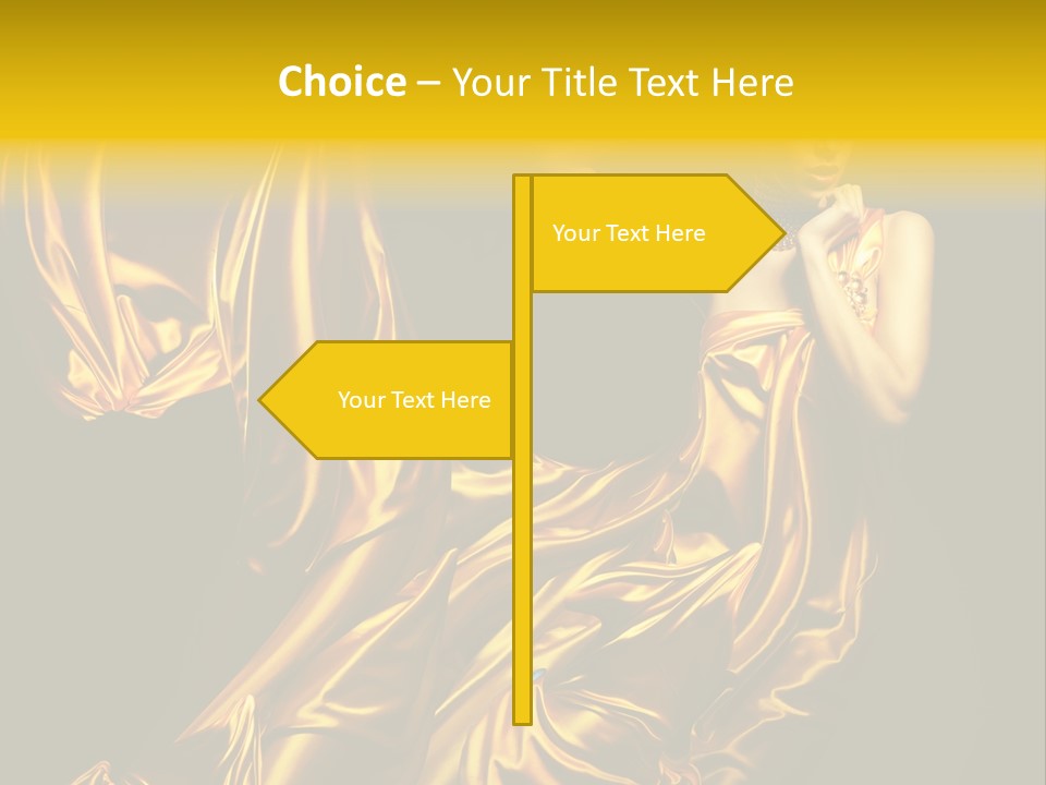 Beauty Model Girl PowerPoint Template