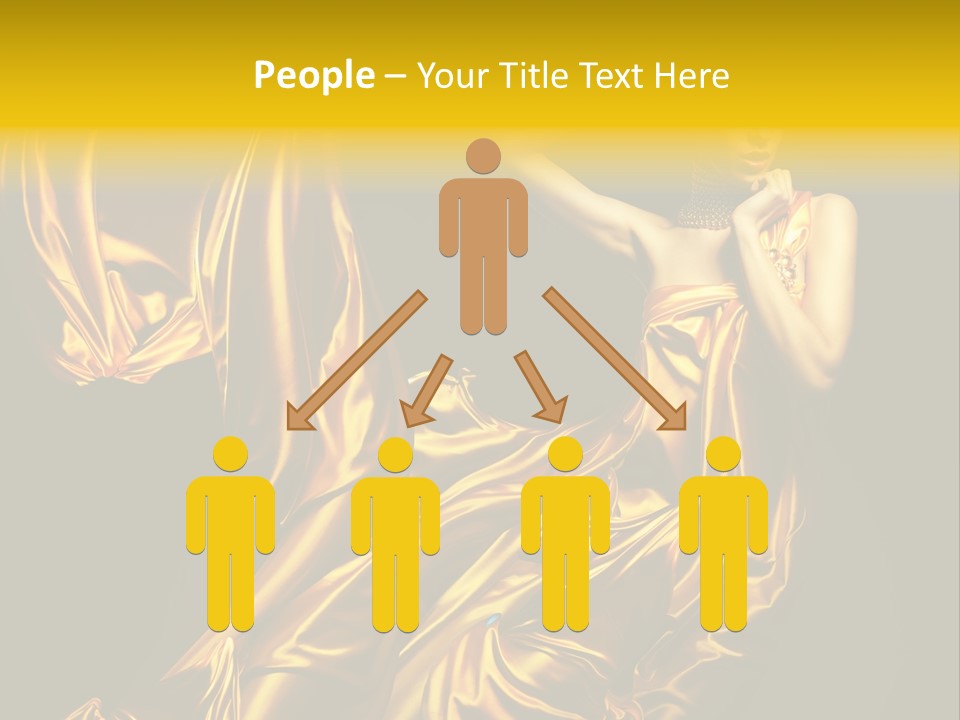 Beauty Model Girl PowerPoint Template