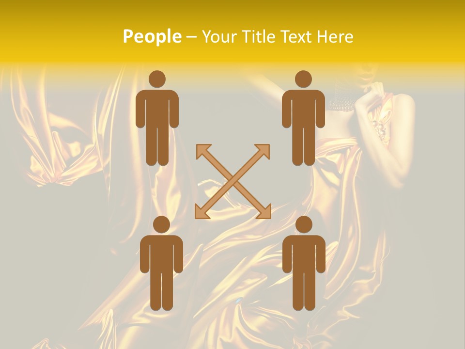 Beauty Model Girl PowerPoint Template