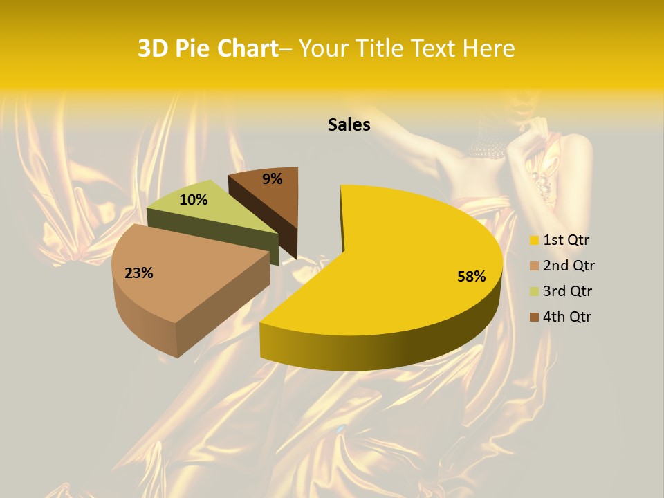 Beauty Model Girl PowerPoint Template