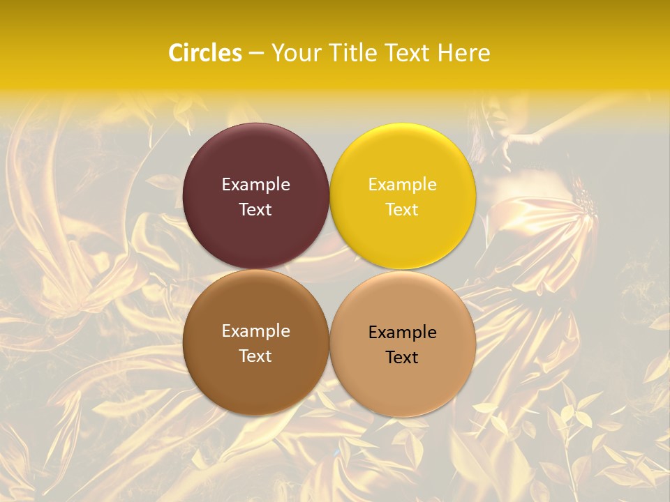 Glamour Beauty Yellow PowerPoint Template