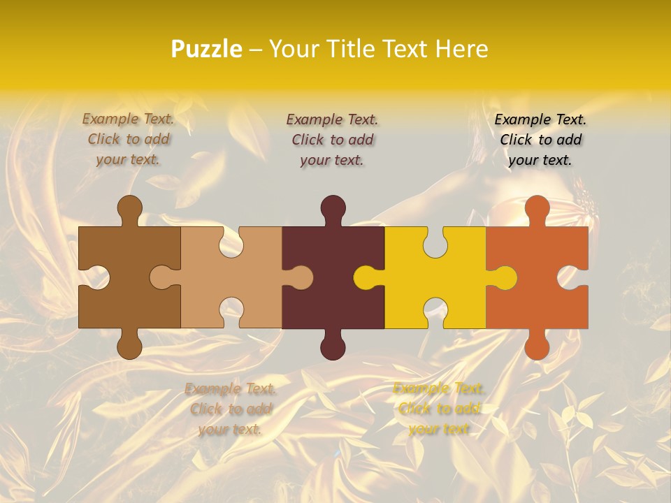 Glamour Beauty Yellow PowerPoint Template